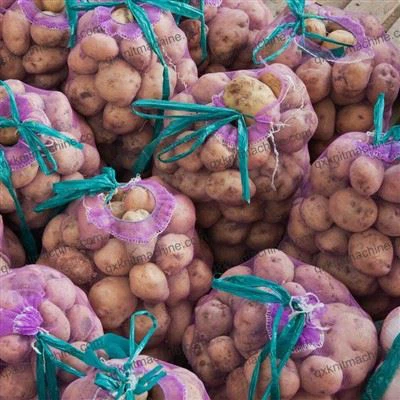 Nettingpose For Løk Potet Grønnsaker Og Frukt